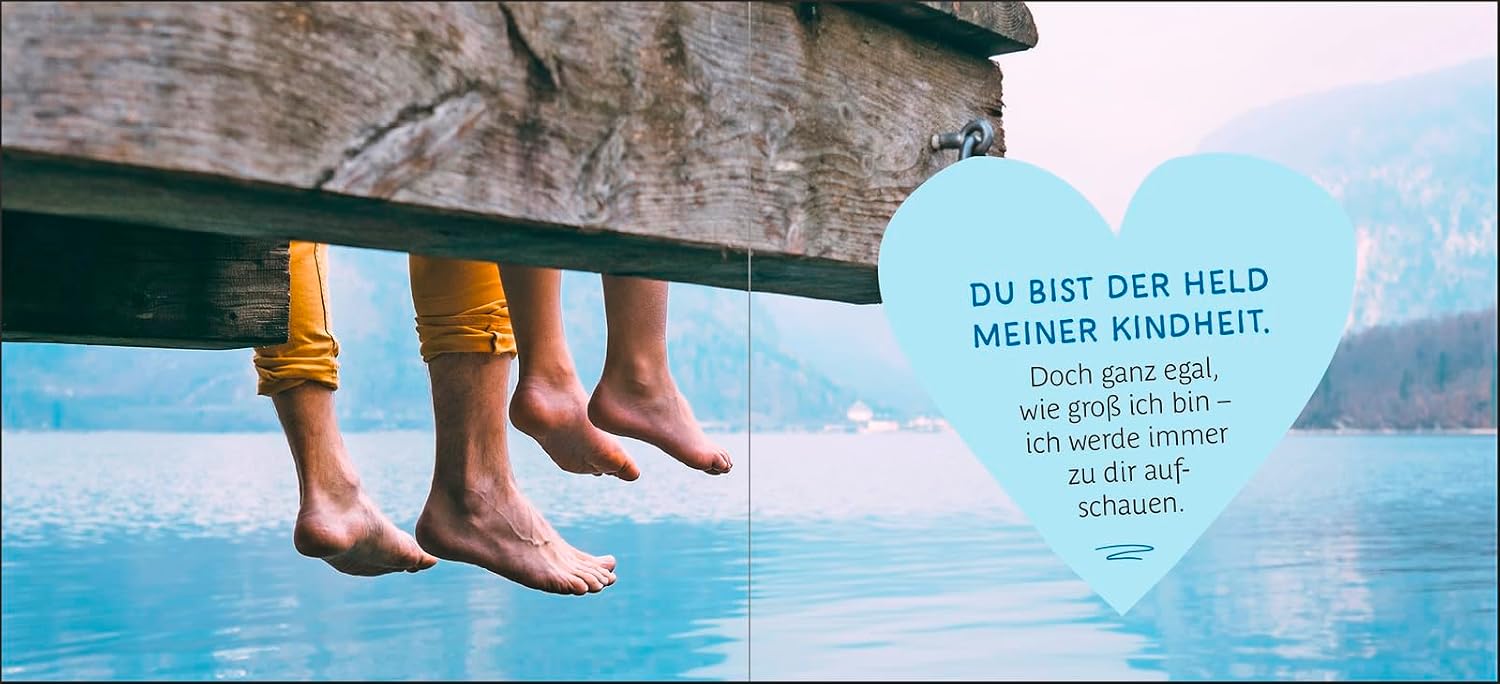 Für den besten Papa der Welt: Liebevolles Mini-Geschenkbuch für tolle Väter - das perfekte Geschenk zum Vatertag – Bild 3