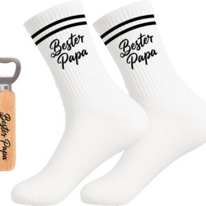 Papa Gifts, Best Dad Socks, Funny Socks Men with Bottle Opener, Gift Idea for Men, Funny Christmas Gifts for Men, Men’s Day, Christmas Gift for Valentine’s Day, Father’s Day