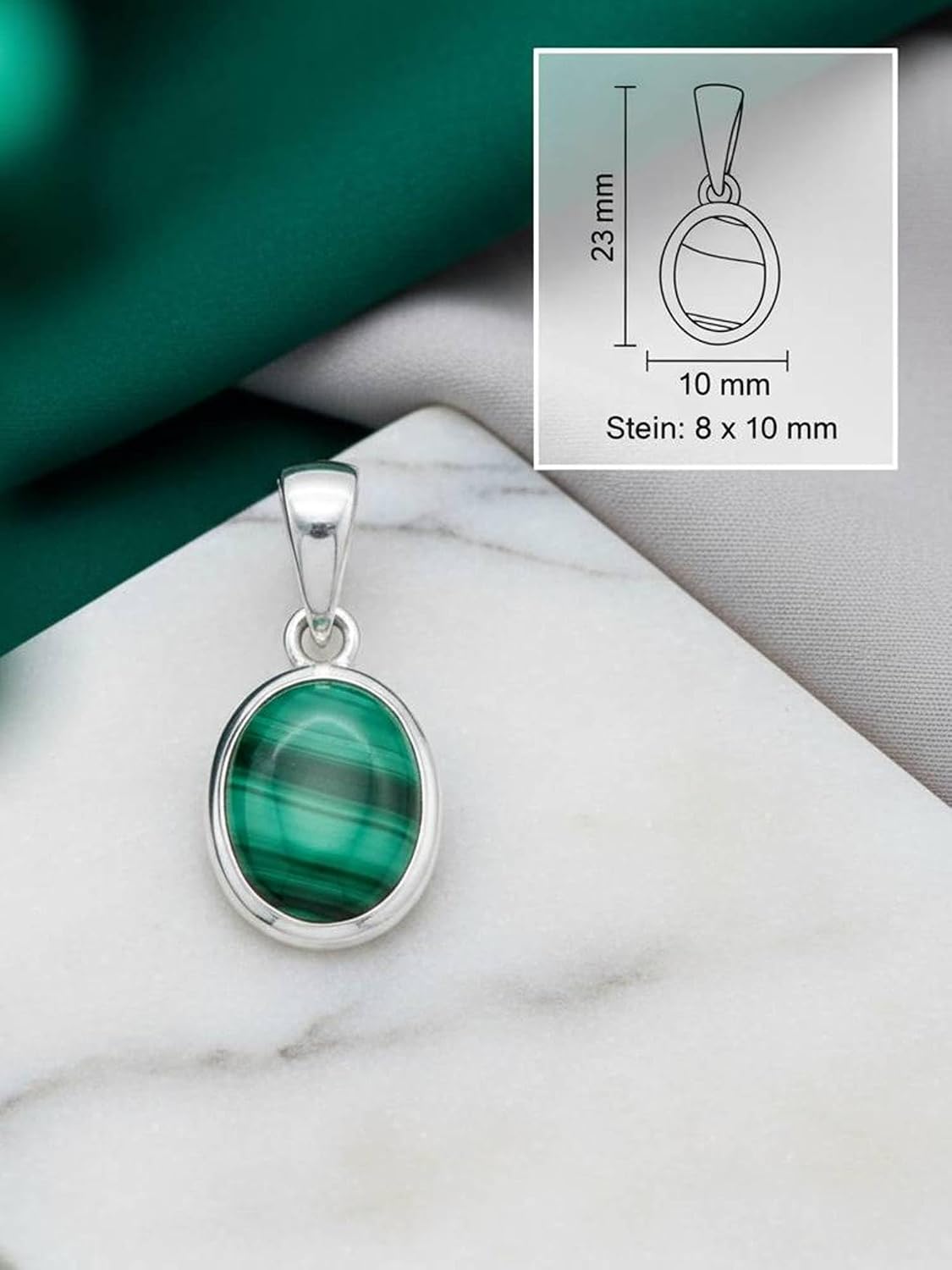 mantraroma Kette mit Anhänger Silber 925 echt – Bild 3