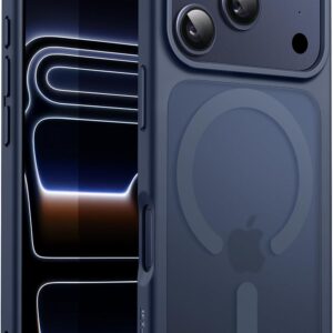 JETech Matte Magnetic Case for iPhone 17 Pro Max, Dark Blue