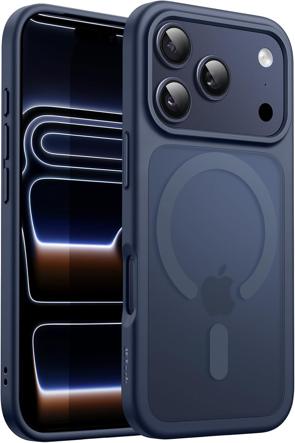 JETech Matte Magnetic Case for iPhone 17 Pro Max, Dark Blue