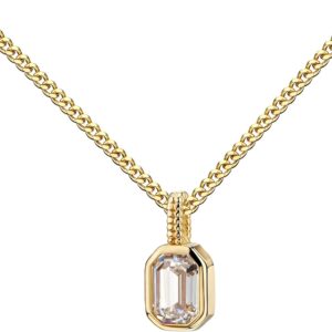 Zirconia Gold Pendant 333 Yellow Gold for Women with Chain or without Chain + Jewellery Case + Certificate of Authenticity