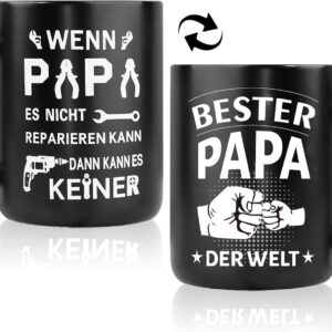 Christmas Gifts Dad Gifts Coffee Mug with Wrench Handle, Christmas Gifts for Dad, Gift for Men Birthday, Father's Day, Father's Day Gift, (Double-Sided Text) 350 ml Mug