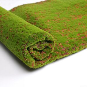 Artificial Moss Green Plants Decorative Grass Mat Wall Decor for Home Shop Patio DIY Projects 100x100cm Realistic Artificial Greenery Plants Indoor