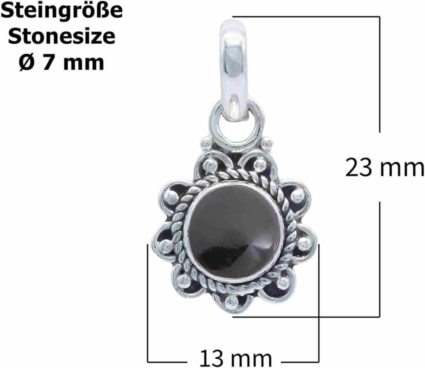 mantraroma ausgefallene Kettenanhänger Silber 925 Damen – Bild 3