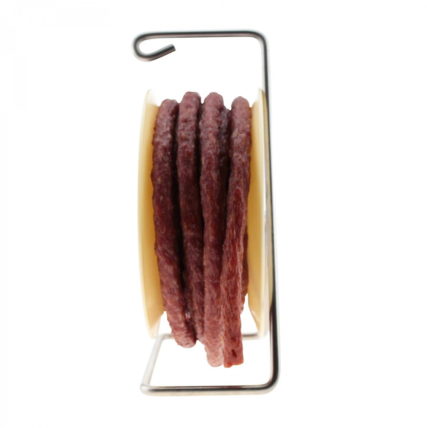 3.5 m Spicy Salami on Cable Reel, Bavarian Design, Weight Approx. 240 g, Great Gift Idea from Bavariashop – Bild 5