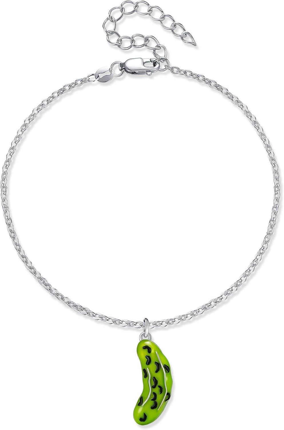 Italienischem Horn/Gurke/Seestern/Pickleball Armbänder für Damen Sterling Silber Armbänder Weihnachtsschmuck Geschenke für Frauen