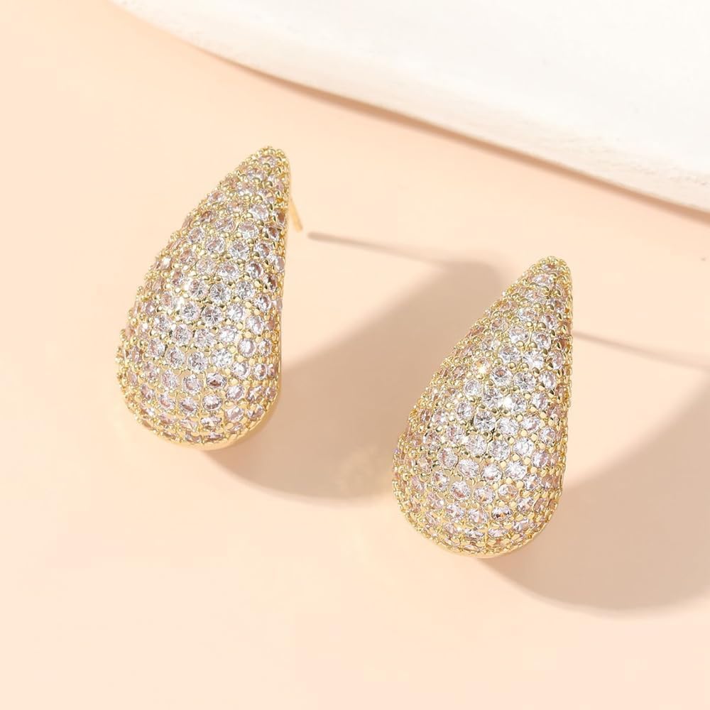 Women's Earrings Water Drop Earrings Elegant Simple Earrings Temperament Fashion Mini Women's Earrings Valentine's Day Birthday Christmas Gift – Bild 6