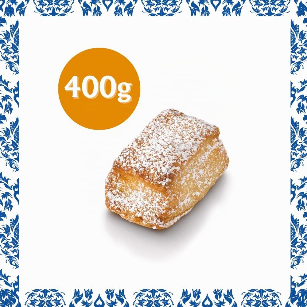 DOÑA JIMENA Premium Quality Puff Pastry Cookies with Icing Sugar, Typical Christmas Pastry, Handmade Recipe 400g – Bild 5