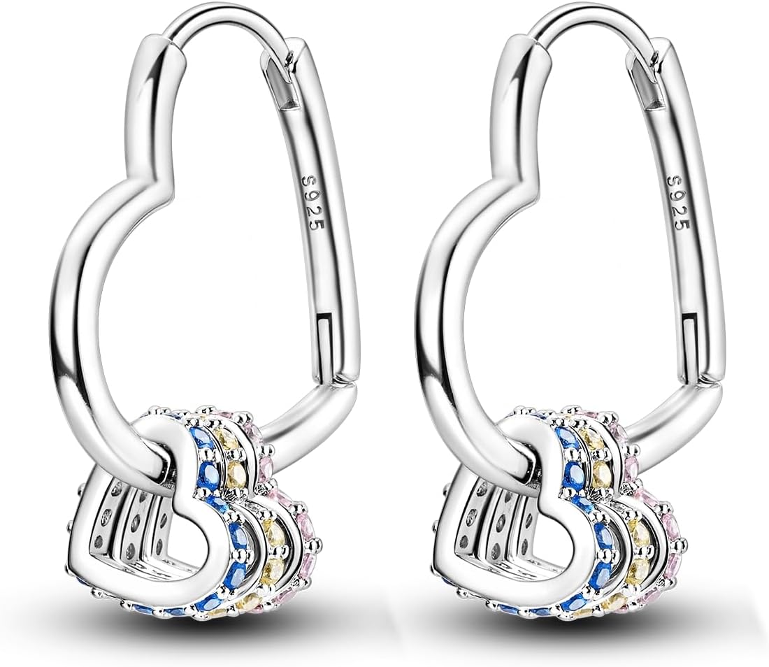 NARMO 925 Sterling Silber Ohrringe für Damen