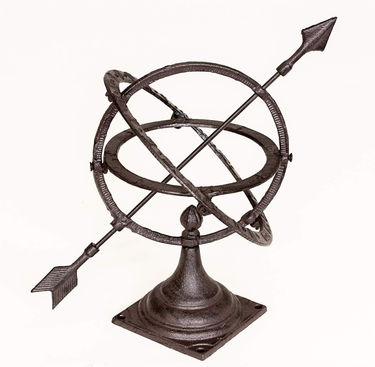 Antikas Small Sundial for Garden and Patio, Height: 30 cm, Width: 24 cm, Decorative Shade Clock for Garden Lovers