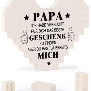 Dad Gift, Cube Heart Decoration Gifts for Dad, Birthday, Father's Day