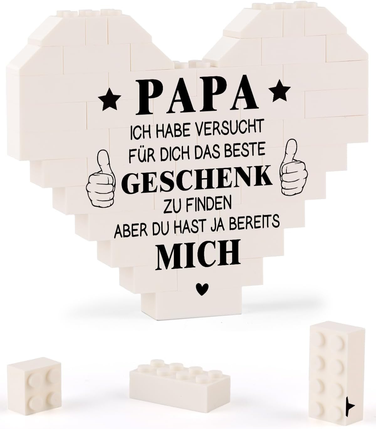 Dad Gift, Cube Heart Decoration Gifts for Dad, Birthday, Father's Day