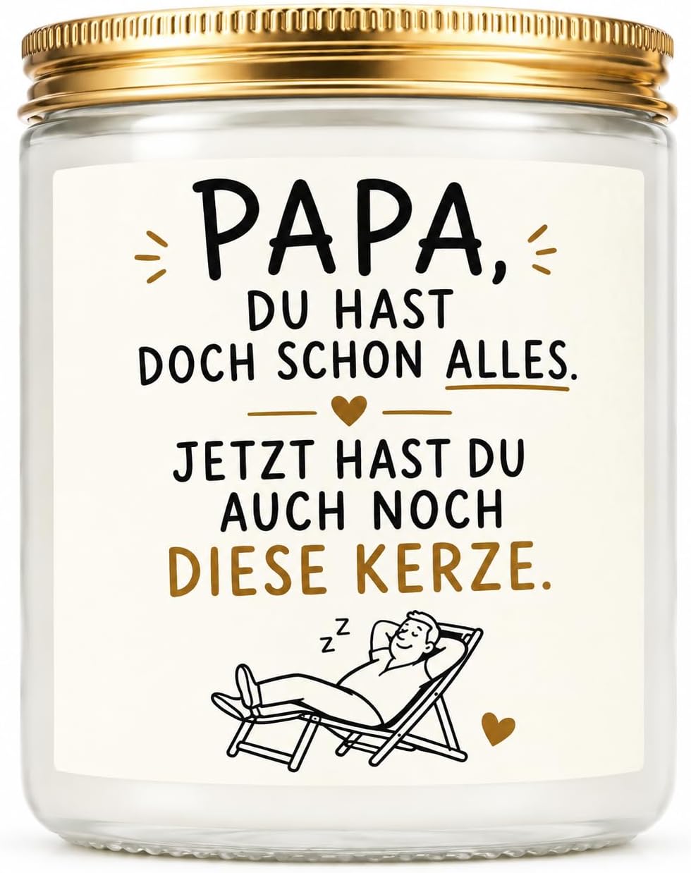 Scented Candle for Dad 7 x 9 cm Funny Saying