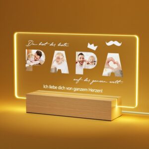 Giftove Personalised Dad Photo Frame - Gifts for Dad & Dad