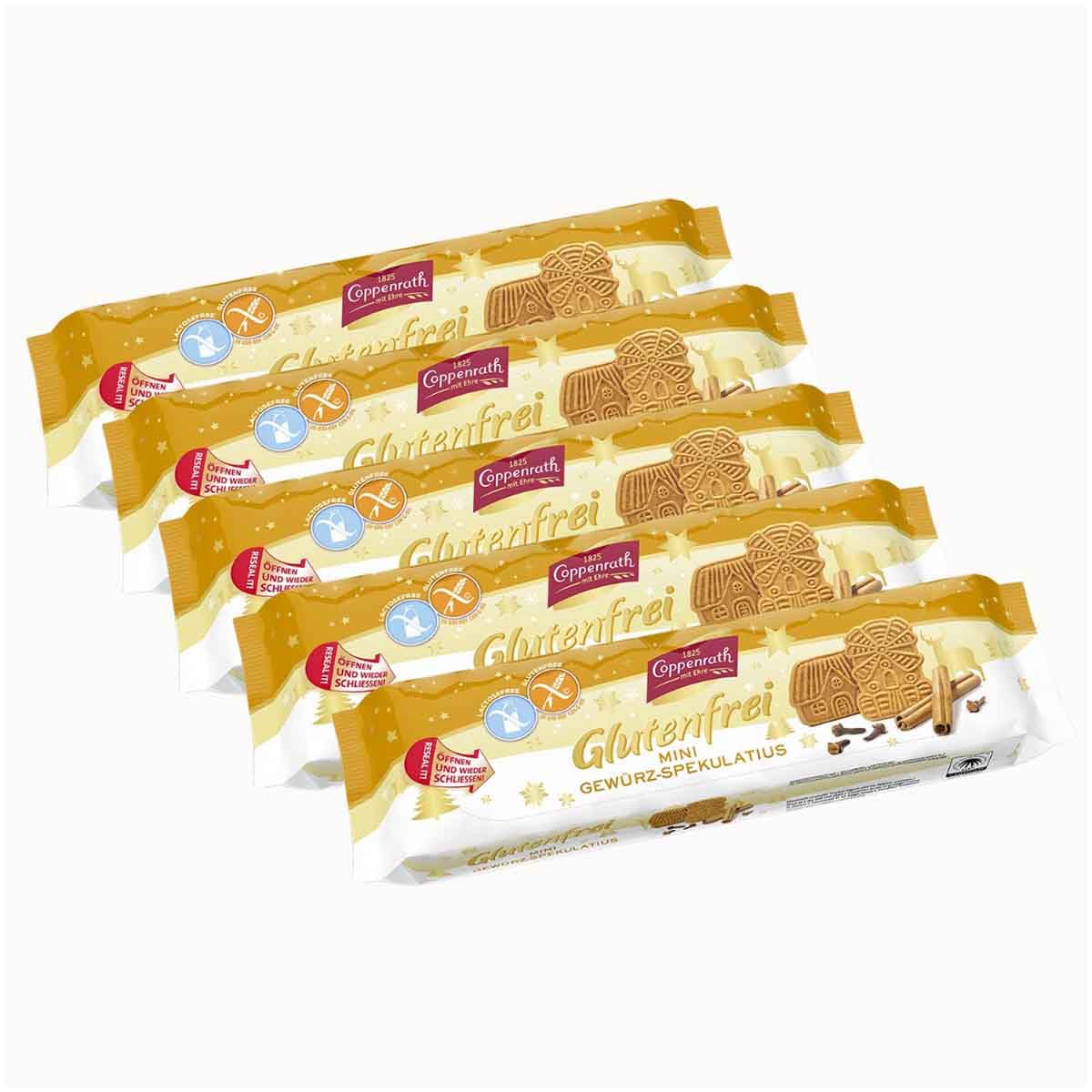Coppenrath Coppenrath Mini Spice Speculatius Gluten Free (5 x 150 g)