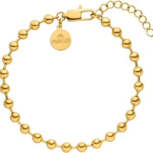 Purelei® Anxiety Fidget Bubble Bracelet - Stainless Steel in Gold, Silver & Rose Gold, Adjustable 16-19cm
