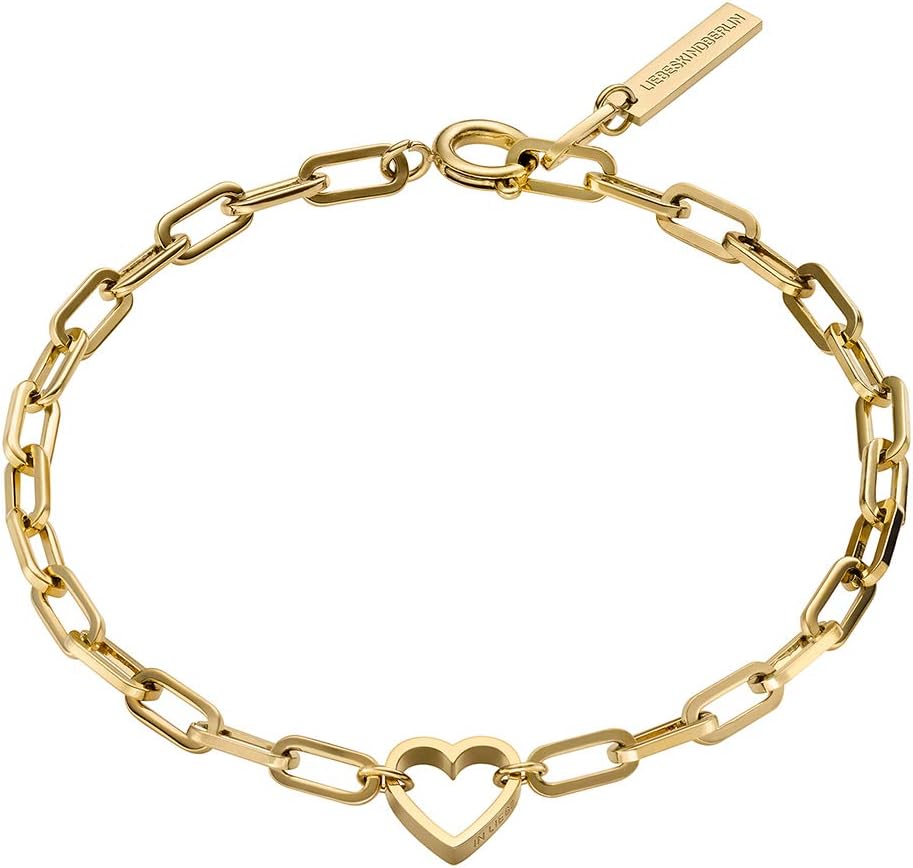 LIEBESKIND BERLIN Herz-Schmuck für Damen – Armbänder, Ketten und Ohrschmuck aus Edelstahl mit Herzmotiv– In verschiedenen Farben und Ausführungen – Romantische Geschenkidee