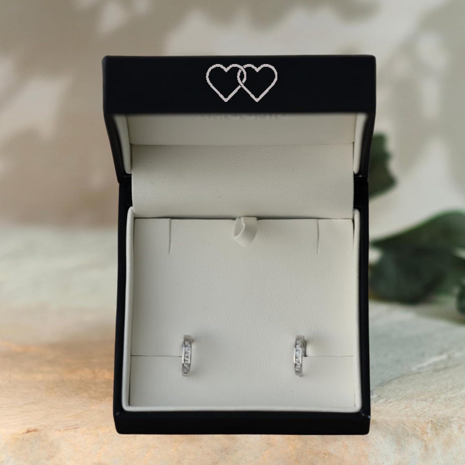 Women's 925 silver small hoop earrings, real gift for women, girlfriend, jewellery, love you, nickel-free. Fashion Jewellery Women's Earrings Silver No Stainless Steel Thin Hinged Hoop Earrings . – Bild 2