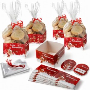 Mijoma Rudolph 24-Piece Set Red for Cookies and Biscuits
