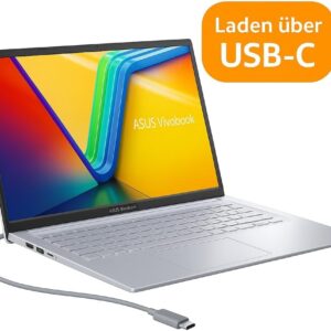 ASUS (15.6 inch FullHD Notebook with MS Office 2024 Pro (Intel® Core i3 N305, 8 Cores, 3.80 GHz, 8 GB RAM, 256 GB SSD, Intel UHD, HDMI, BT, Webcam, USB-C/3.0, WiFi, Windows 11 Prof) #8367