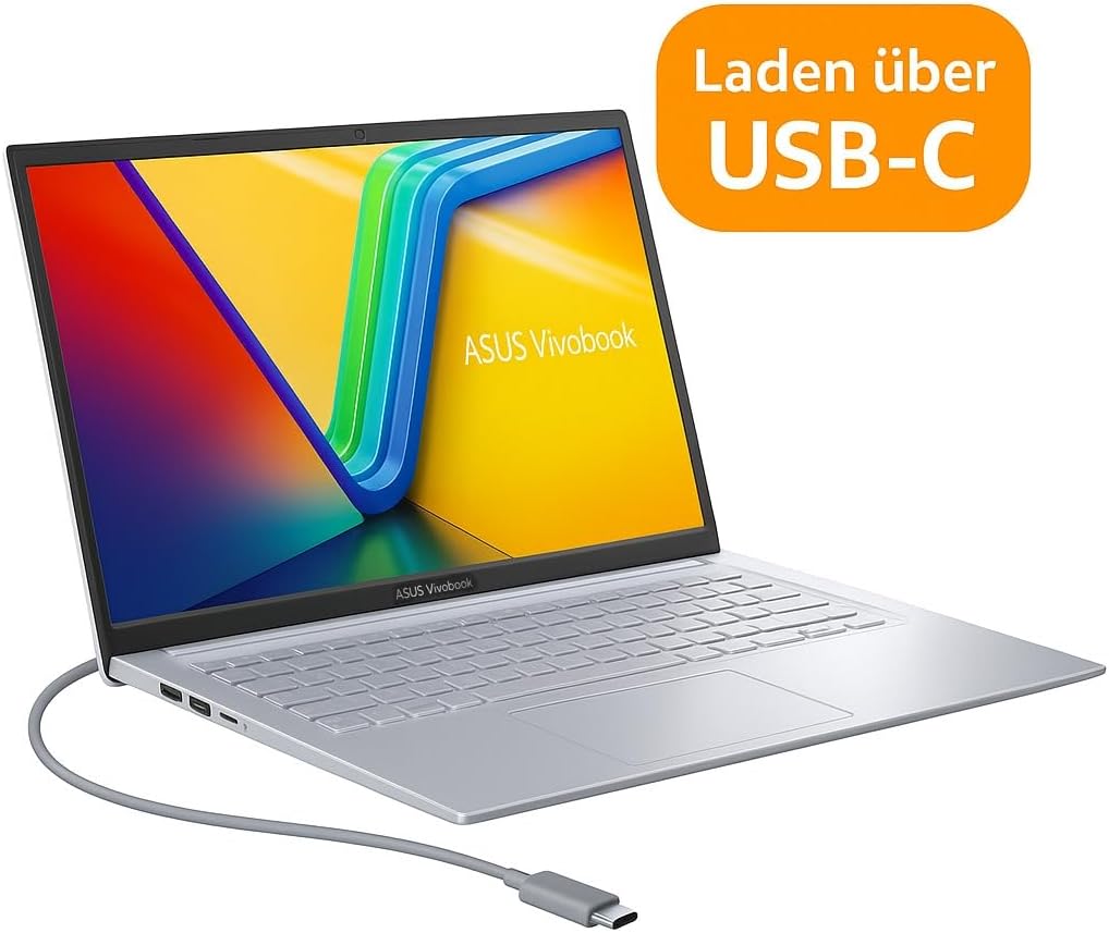 ASUS (15.6 inch FullHD Notebook with MS Office 2024 Pro (Intel® Core i3 N305, 8 Cores, 3.80 GHz, 8 GB RAM, 256 GB SSD, Intel UHD, HDMI, BT, Webcam, USB-C/3.0, WiFi, Windows 11 Prof) #8367