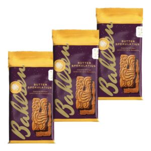 Butter Speculatius 200 g | Crispy Spicy Christmas Pastry for Enjoyable Moments (Butter, Pack of 3)