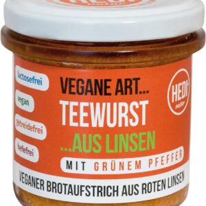 Vegan Art... Tea Sausage with Green Pepper 6 x 140 g