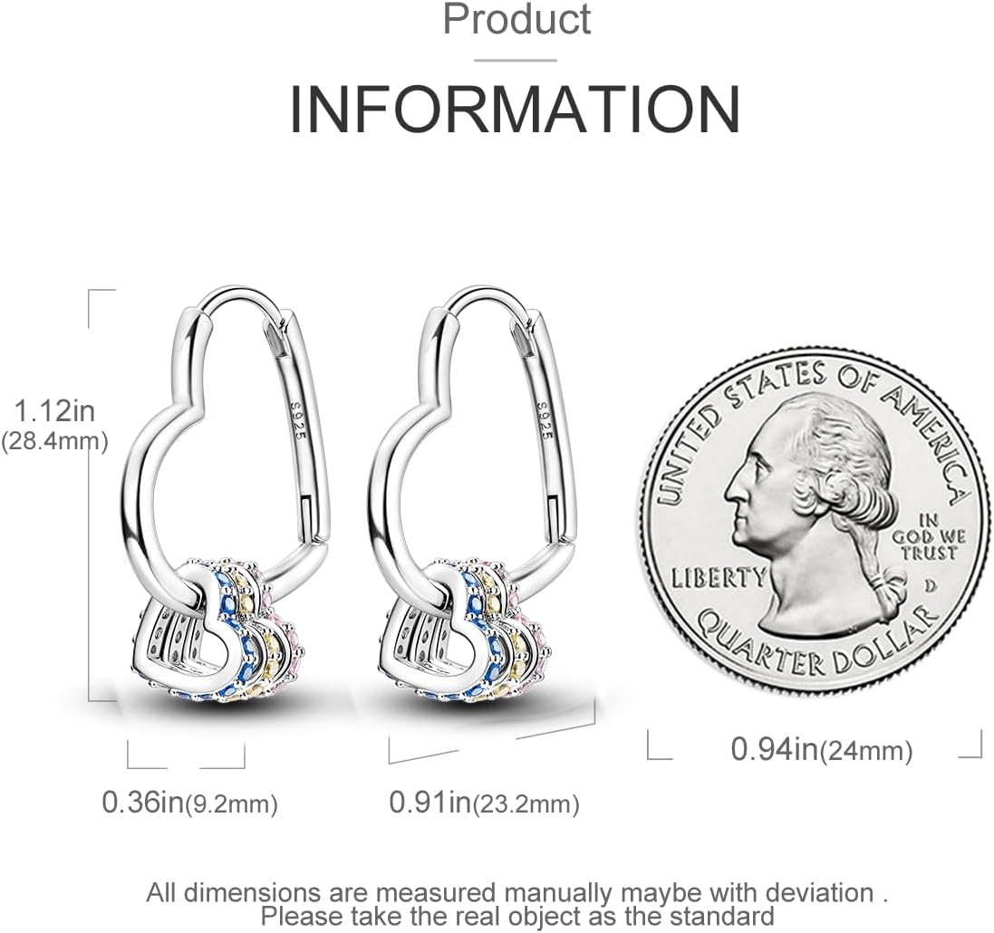 NARMO 925 Sterling Silber Ohrringe für Damen – Bild 5