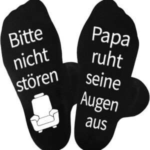 Father's Day Gift for Dad Gift Birthday, Funny Socks Please Do Not Disturb Dad Rest His Eyes Gifts for Dad, Birthday Gift Advent Calendar 2025 Christmas Gifts for Men