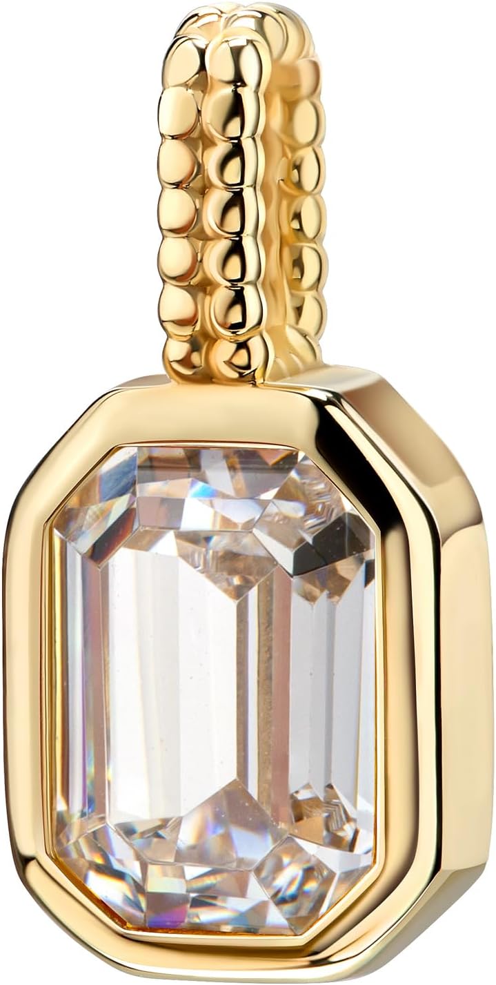 Zirconia Gold Pendant 333 Yellow Gold for Women with Chain or without Chain + Jewellery Case + Certificate of Authenticity – Bild 2