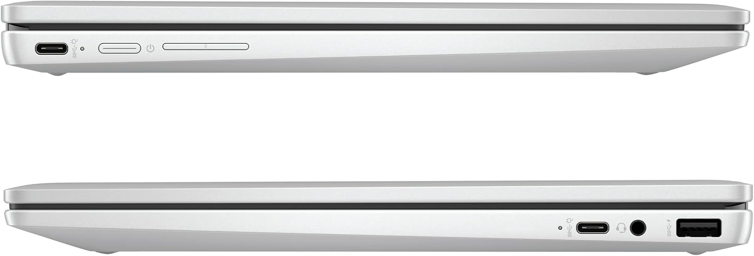 HP Chromebook x360 Laptop (14 Inch HD Touchscreen, Intel N100, Gemini, 4 GB RAM, 128 GB, ChromeOS, QWERTZ) - Silver – Bild 18
