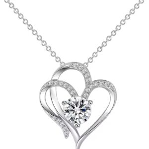 QUADRI - Women's Necklace 925 Silver - with Zirconia - Made in Italy