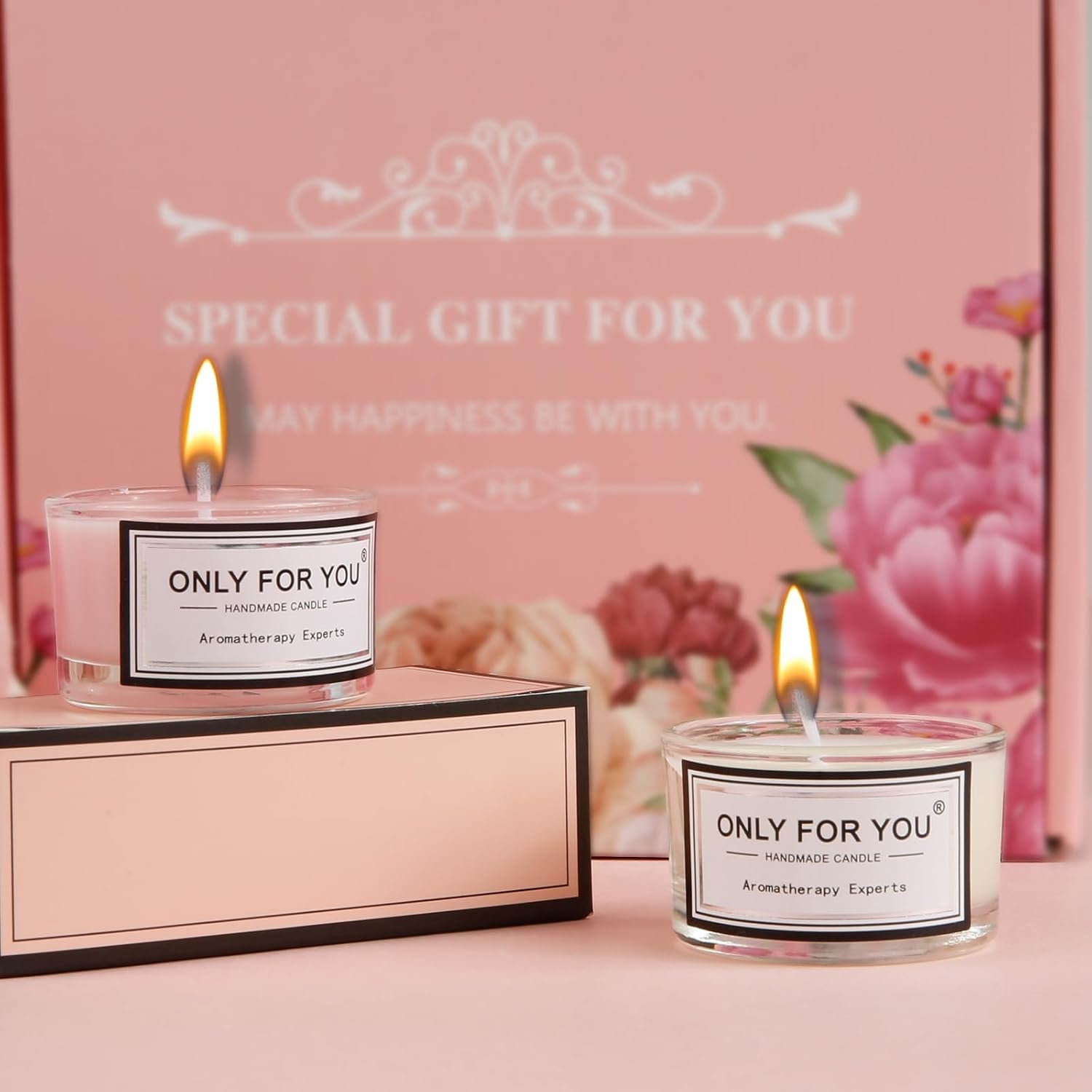 Comius Sharp Gifts for Women, Stainless Steel Wine Cup with Scented Candle and Socks, Birthday Gift for Girlfriend, Sister, Mum, 30 40 50th Birthday Christmas Gifts Gift Ideas Gift Set – Bild 4