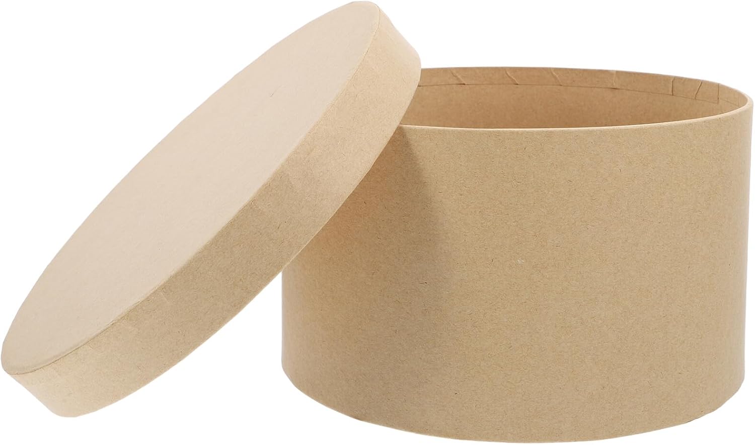 Runde Kraftpapierbox für Gebäck, Weihnachten Mottoparty, Leicht