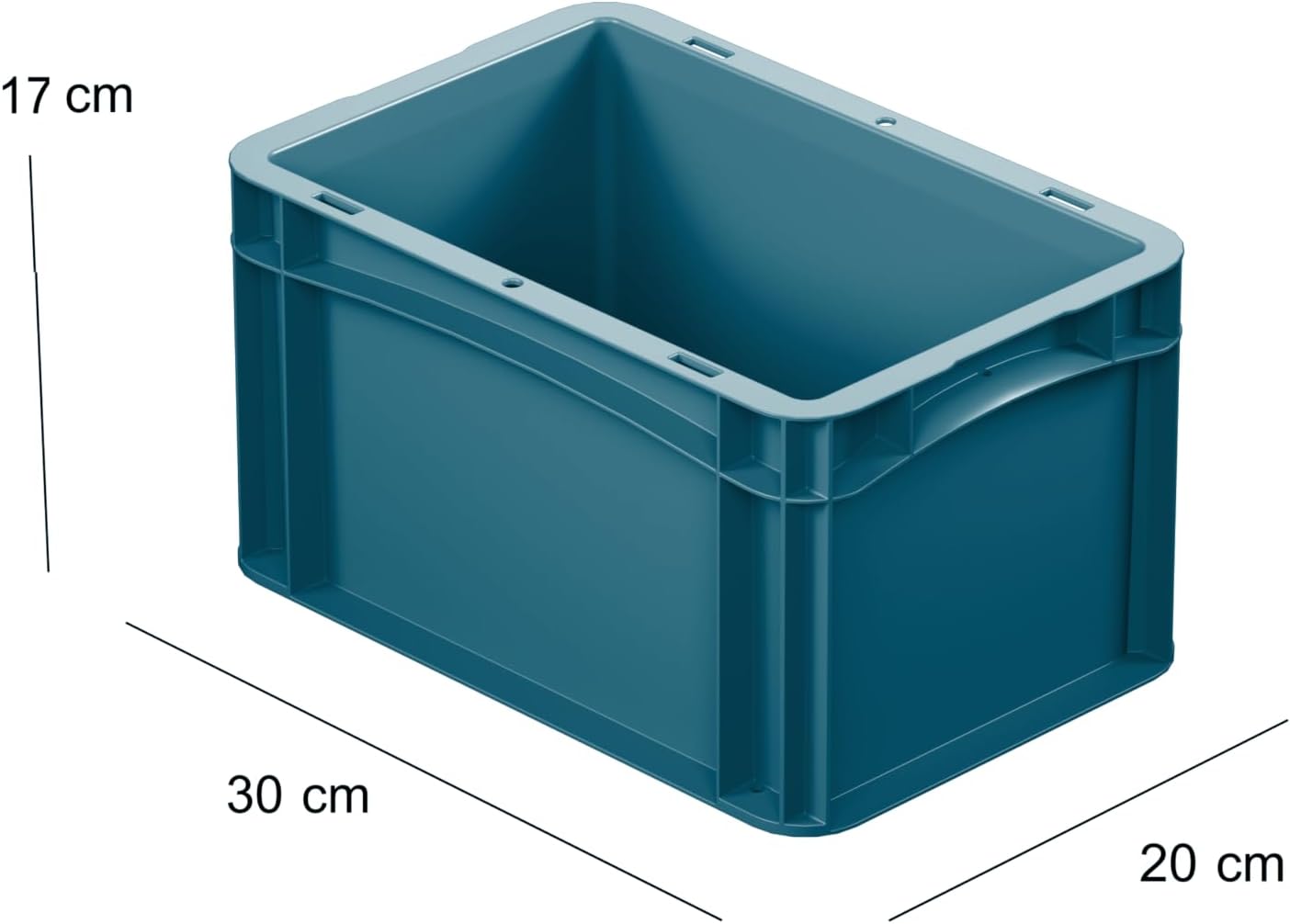 Nexa Plastic Storage Box 30 x 20 x 17 cm, 7.2 L – Bild 4