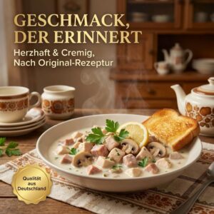 Sachsen Gold Seasoning Meat 400 g – Hearty Ragout with Mushrooms – Tin