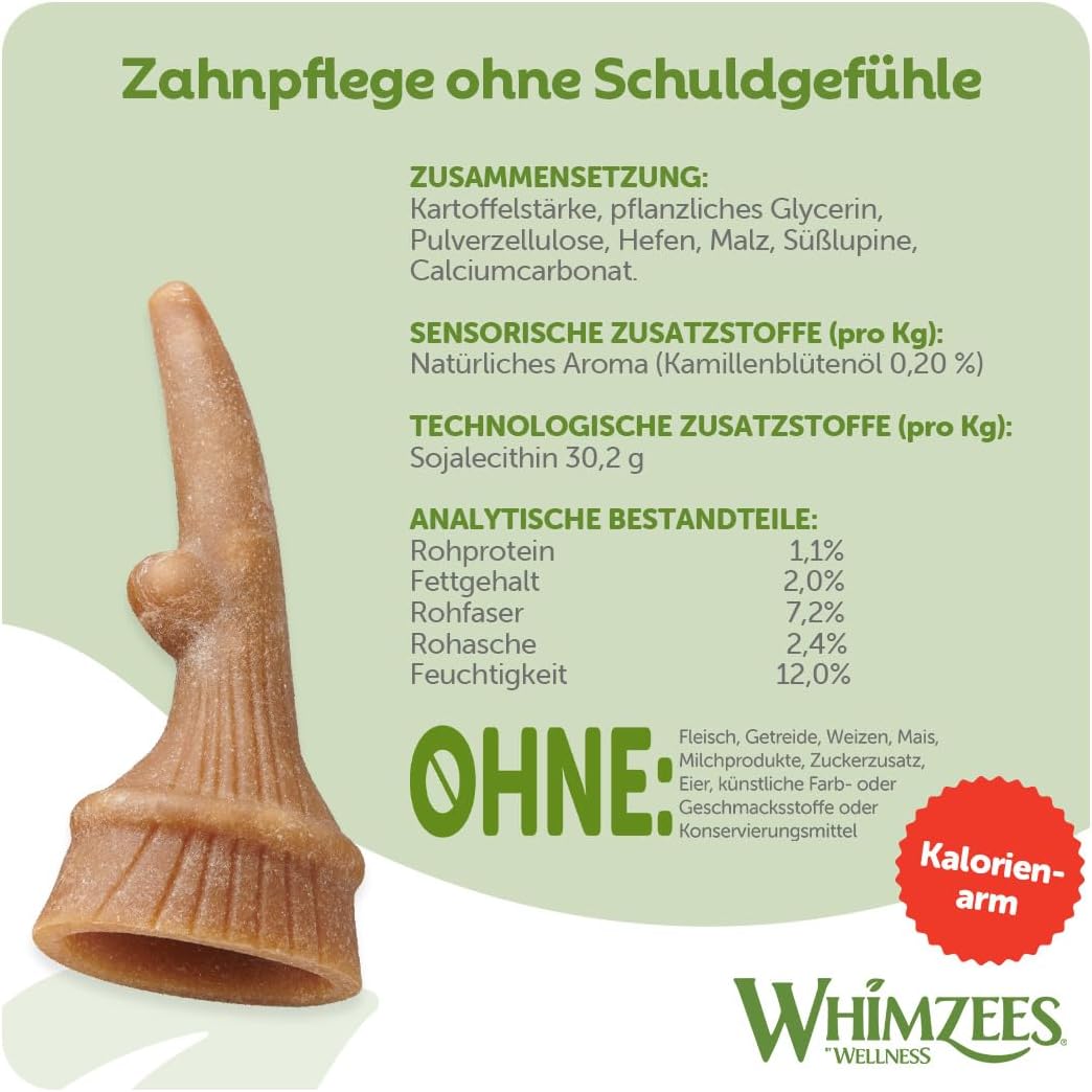 WHIMZEES Mixed Variety Box Chew Bones Medium 40 Pack - Dental Care – Bild 6