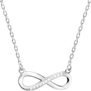 Sofia Milani - Women's Necklace 925 Silver with Zirconia Stones - Infinity Pendant