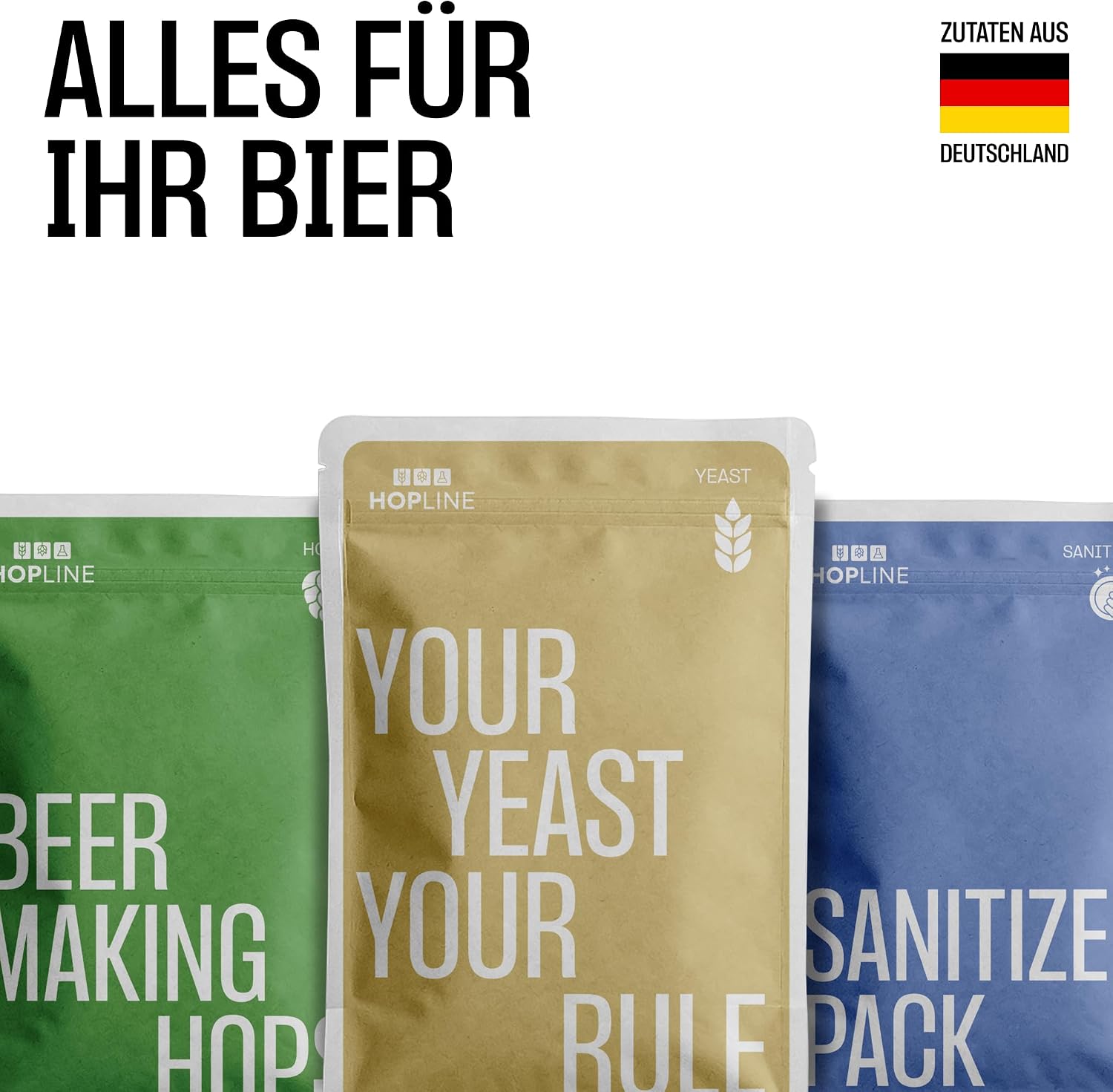 Hopline Blonde Beer Brewing Set - Brew Beer Yourself - 5 Litres - Beer Gift - Gifts for Men, Dads, Friends - Birthday Gift - Gift Ideas for Men - Beer Gifts for Men – Bild 7