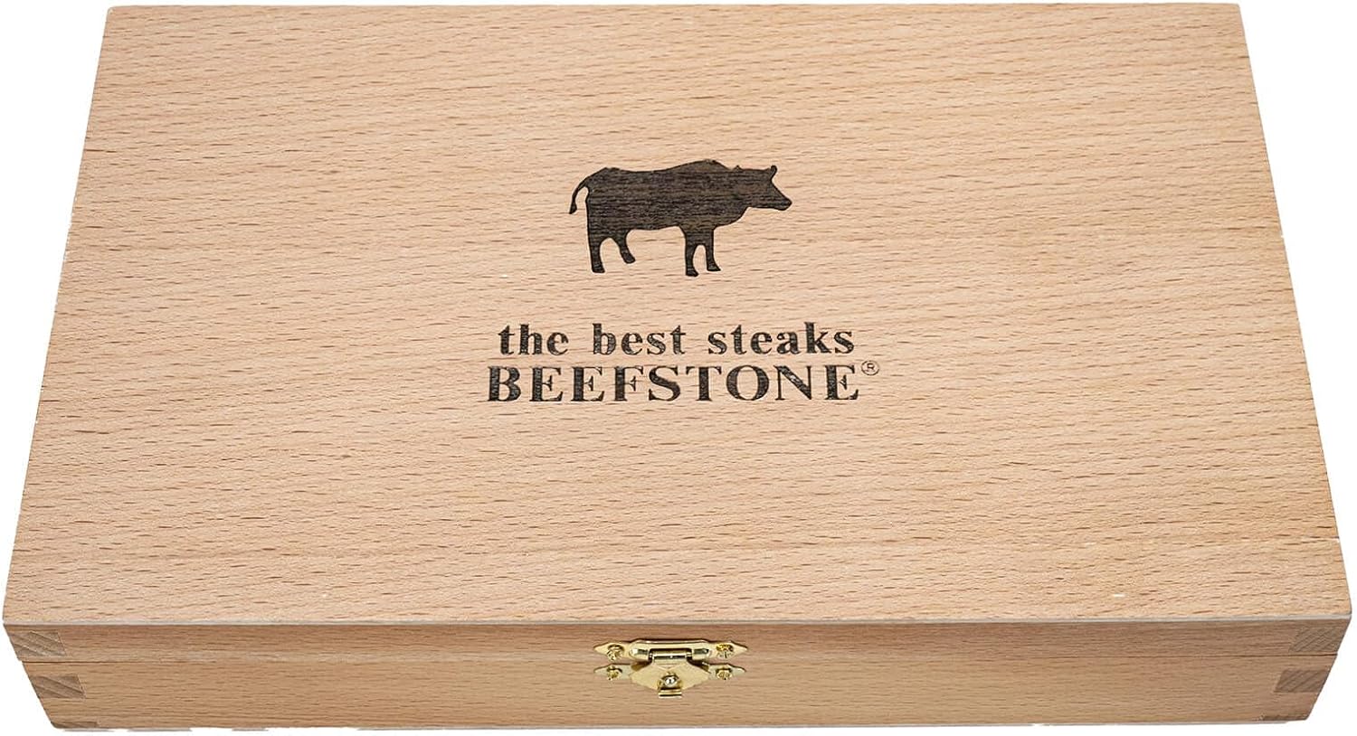 Steak Knife Set 6 Pieces Professional Chef's Knife, Ergonomic Wooden Handle, Smooth Blade, Gift Idea with Wooden Box for Storage – Bild 8