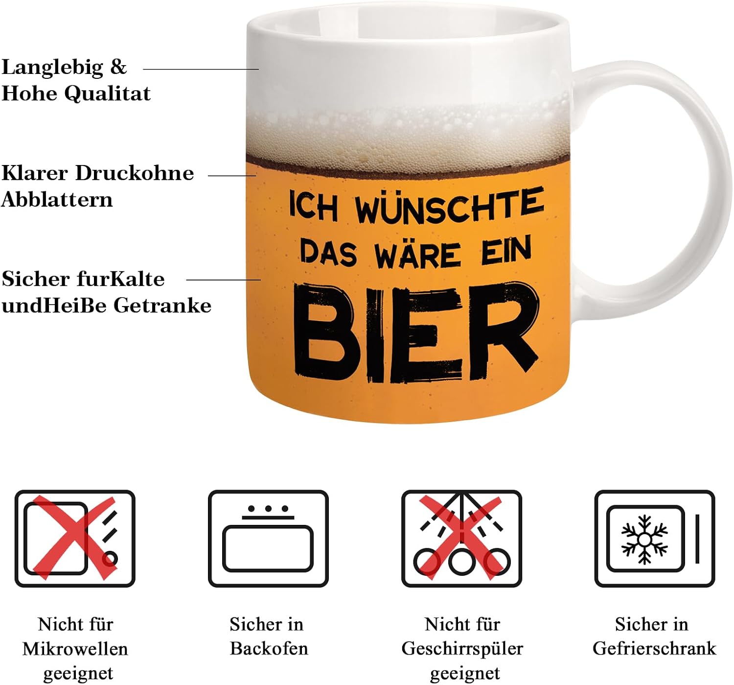 Christmas Gifts for Men, 11 oz Mug Beer, Gifts for Men Dad – Bild 2