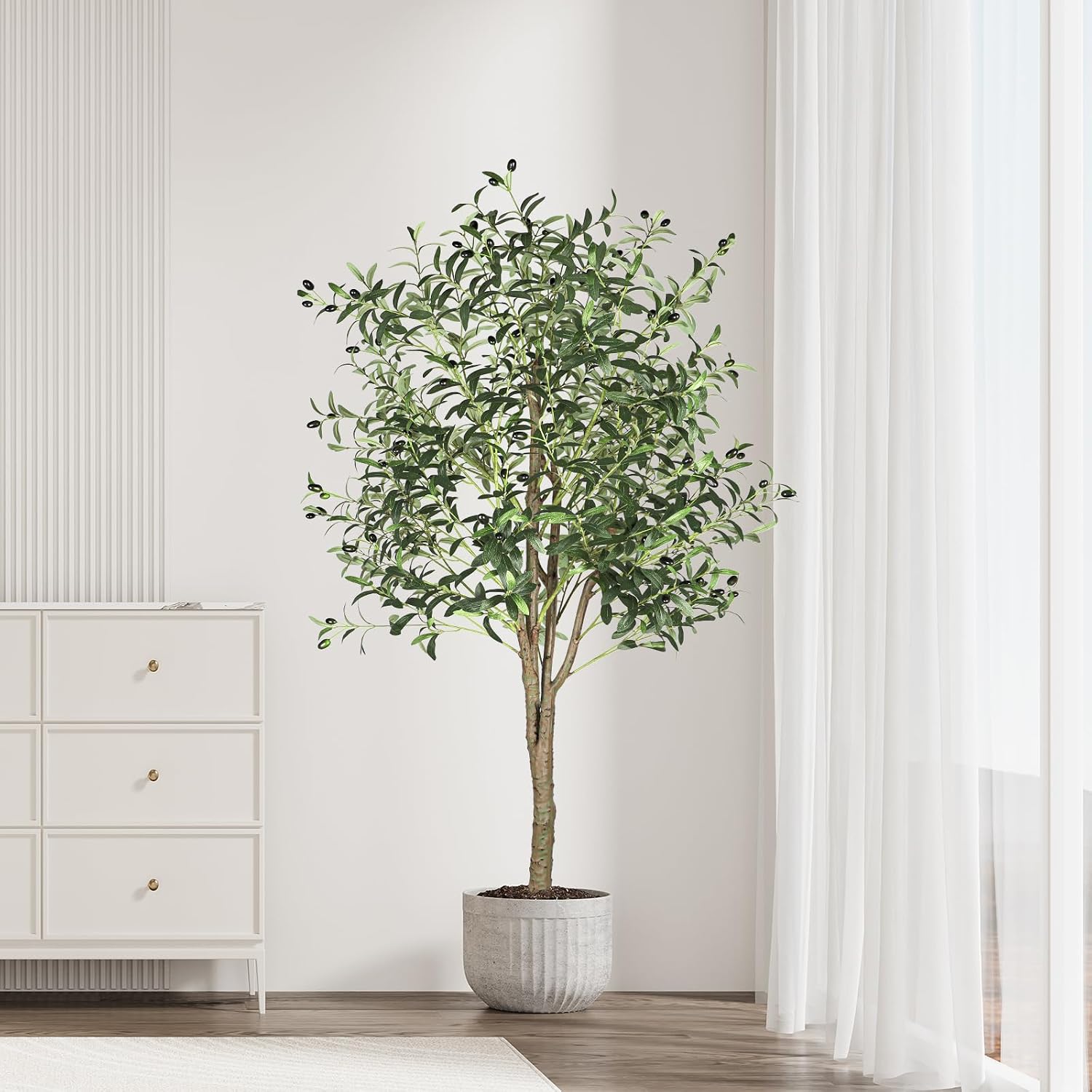 YOLEO Artificial Olive Tree 180 cm Artificial Plant Artificial Plants Large – Bild 2