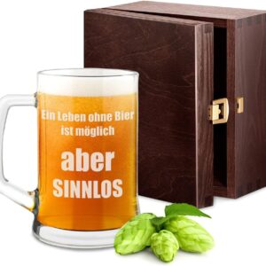 Maverton Personalised Engraved Beer Mug 500ml