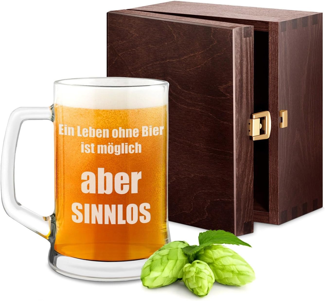 Maverton Personalised Engraved Beer Mug 500ml