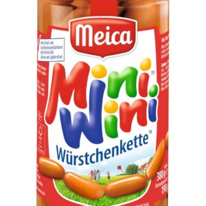 Meica Mini Wini Sausage Chain, 380 g (Drained Weight – 190 g)
