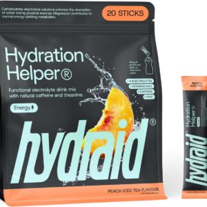 Hydraid® Energy Peach Iced Tea Electrolyte Powder, 20 Sticks