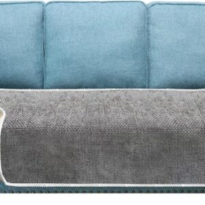Granbest Non-Slip Sofa Cover 3-Seater Thick Couple Cover Sofa Protection for Pets Universal for All Seasons (3-Seater, Grey)