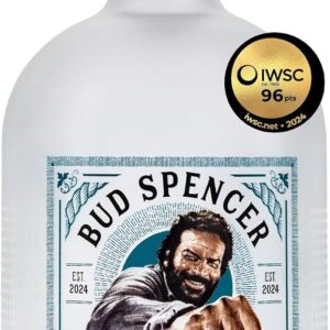 Bud Spencer Dry Gin – The Legend – [41.3% Vol, Distilled 0.7 L] Premium Gin Offers – Bud Spencer and Terence Hill Fan Item – Gift for Men – Gift Box