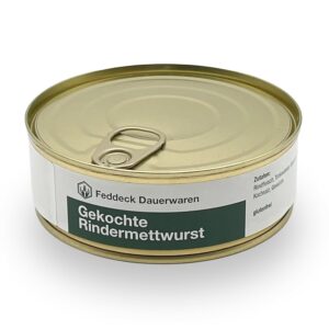 Canned Sausage Land Beef Mettwurst, Resealable, 200 g